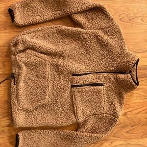 Brown Fluffy Sweater
